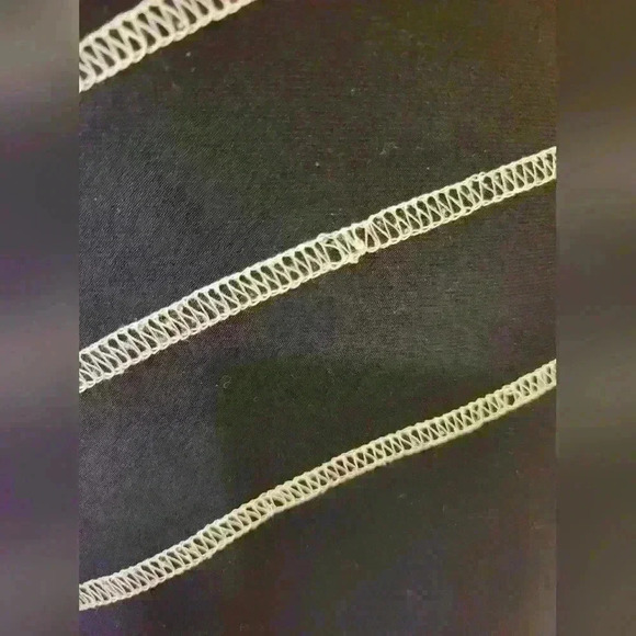 Frank Lyman Design | Black Dress with White Détails with Cardigan, Size  14 - Picture 6 of 8